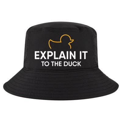 Rubber Duck Debugging Explain It To The Duck Programmer  Cool Comfort Performance Bucket Hat