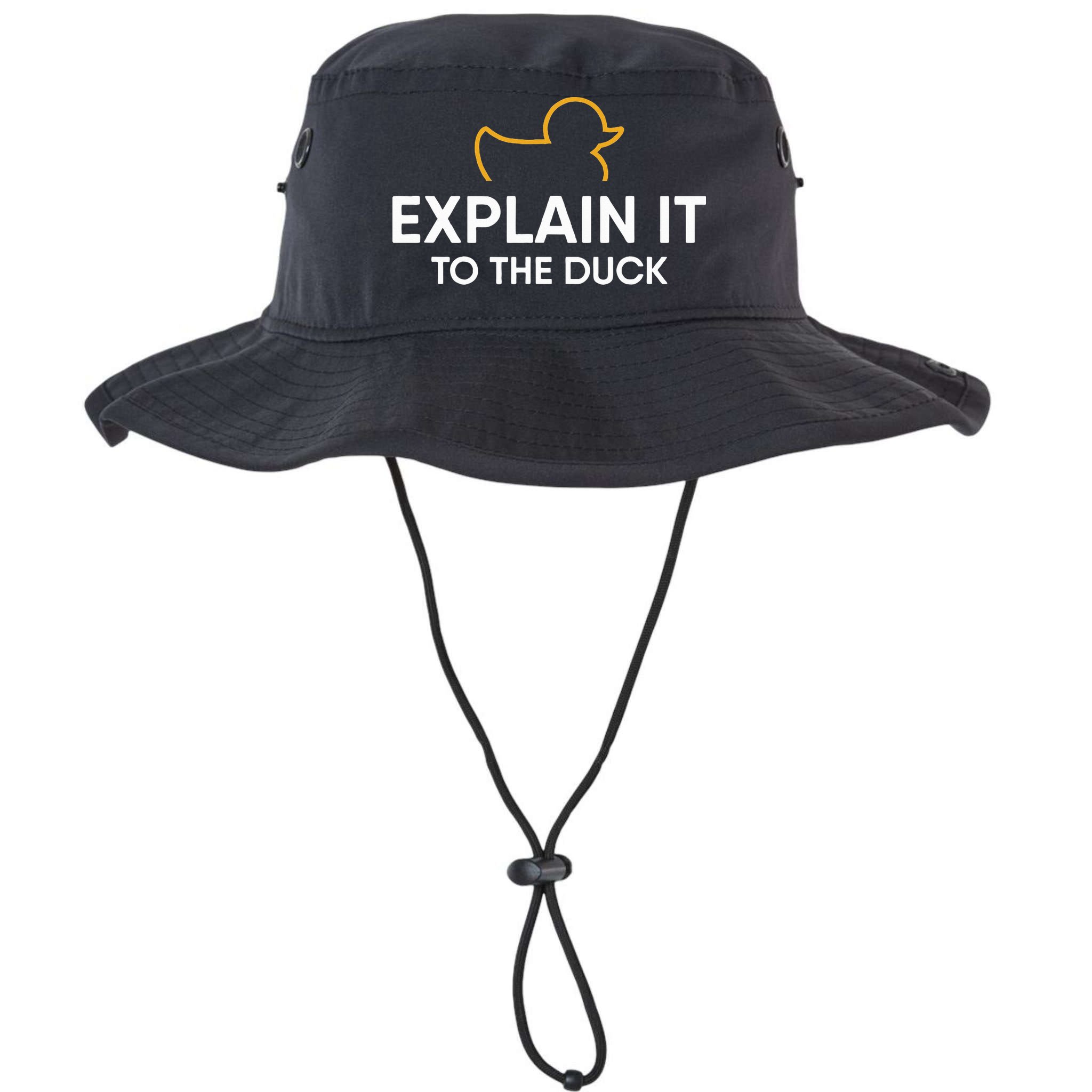 Rubber Duck Debugging Explain It To The Duck Programmer  Bucket Hat