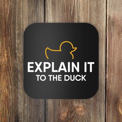 Rubber Duck Debugging Explain It To The Duck Programmer  Coaster