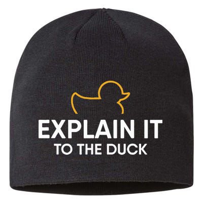 Rubber Duck Debugging Explain It To The Duck Programmer  Sustainable Beanie