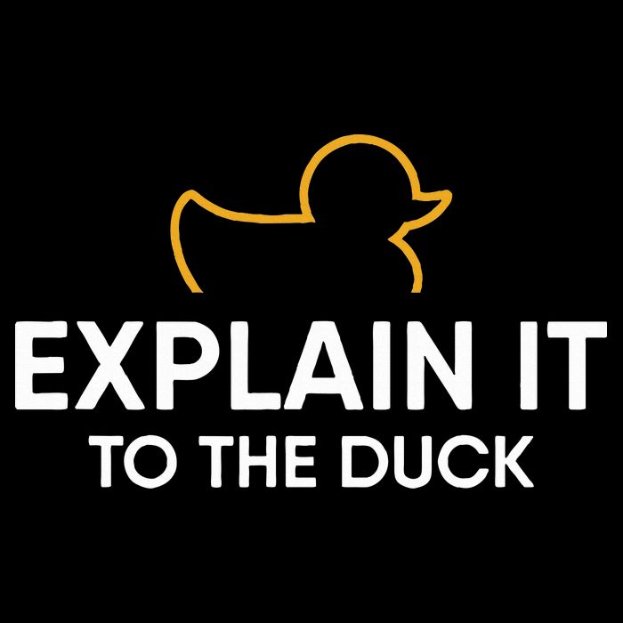 Rubber Duck Debugging Explain It To The Duck Programmer  16 in Basic Backpack