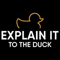 Rubber Duck Debugging Explain It To The Duck Programmer  Toddler T-Shirt