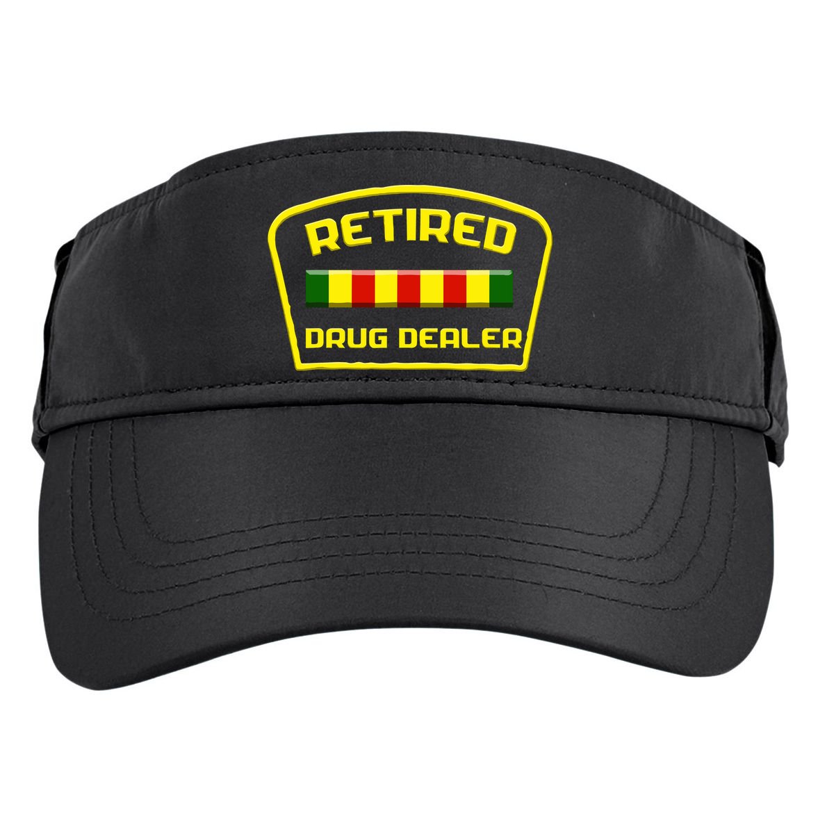 Retired Drug Dealer Funny Adult Drive Performance Visor