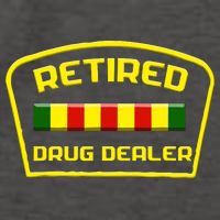 Retired Drug Dealer Funny Vector Backpack