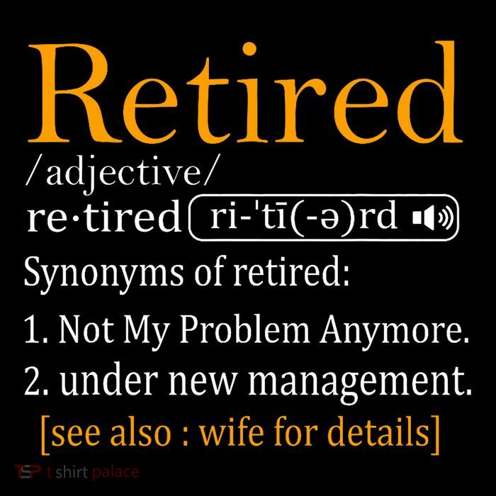 Retired Definition Dad Funny Retirement Party Flatbill Hat