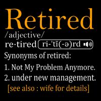 Retired Definition Dad Funny Retirement Party 16 in Basic Backpack