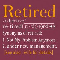 Retired Definition Dad Funny Retirement Party 16oz Travel Tumbler