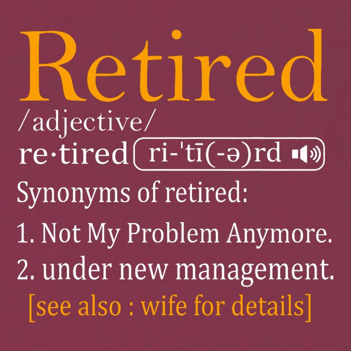 Retired Definition Dad Funny Retirement Party 16oz Travel Tumbler