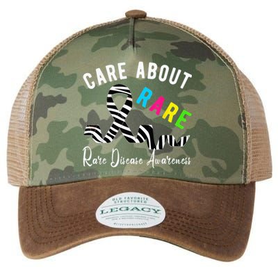 Rare Disease Day Care About Rare Disease Awareness Legacy Tie Dye Trucker Hat