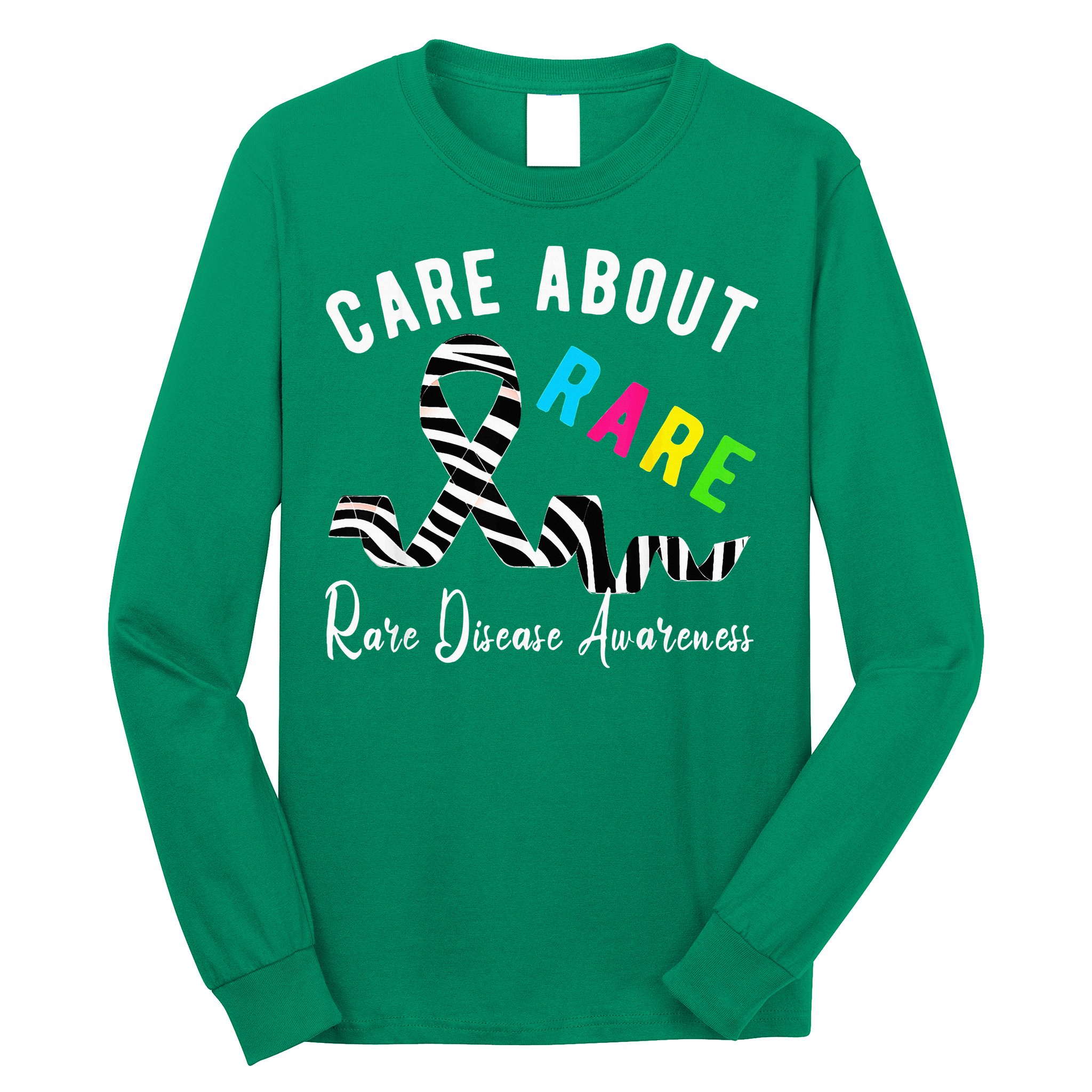 Rare Disease Day Care About Rare Disease Awareness Long Sleeve Shirt