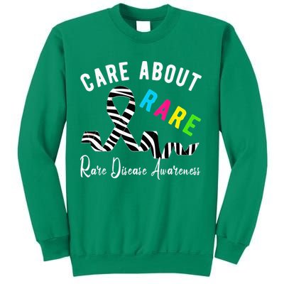 Rare Disease Day Care About Rare Disease Awareness Sweatshirt