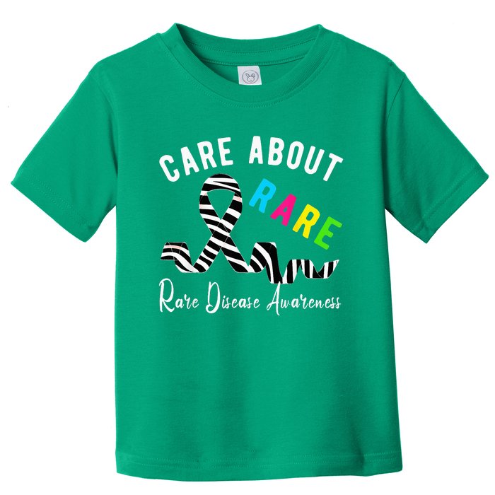 Rare Disease Day Care About Rare Disease Awareness Toddler T-Shirt