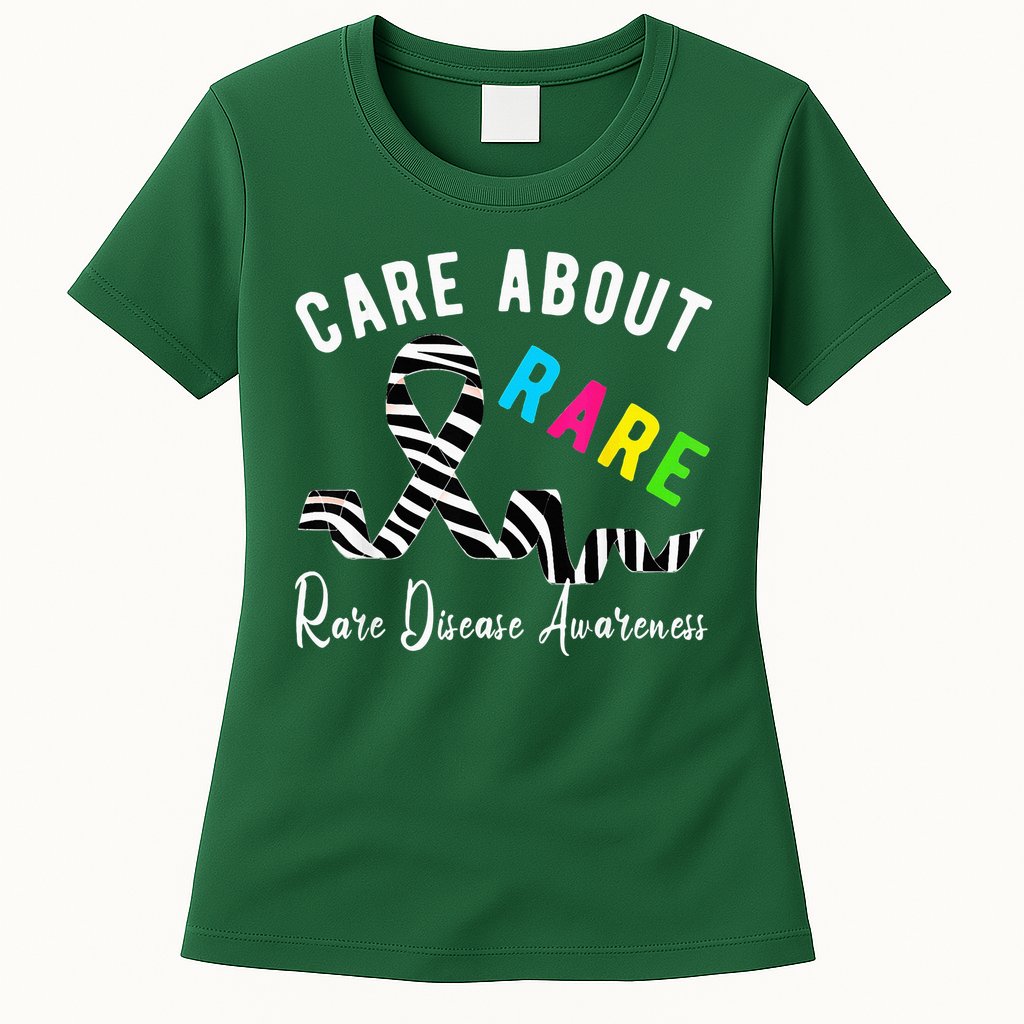 Rare Disease Day Care About Rare Disease Awareness Womens T-Shirt