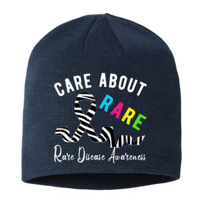 Rare Disease Day Care About Rare Disease Awareness Sustainable Beanie