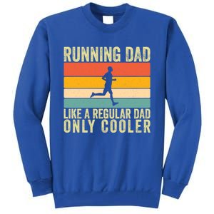 Running Dad Design For Father Day Marathon Runner Great Gift Tall Sweatshirt