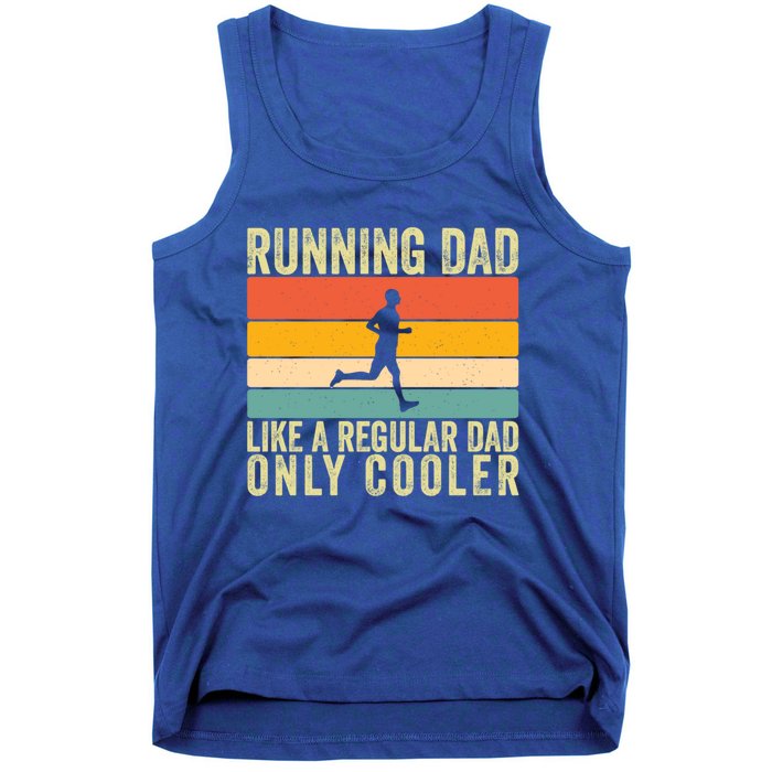 Running Dad Design For Father Day Marathon Runner Great Gift Tank Top