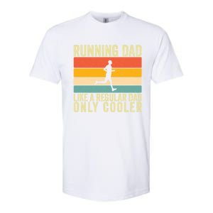 Running Dad Design For Father Day Marathon Runner Great Gift Softstyle CVC T-Shirt