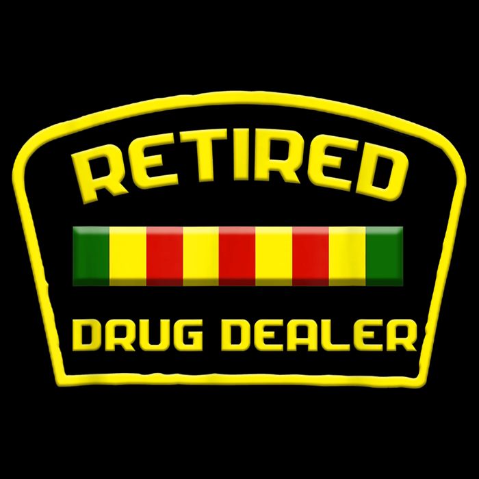 Retired Drug Dealer Funny Recovery  Cooling Performance Crew T-Shirt