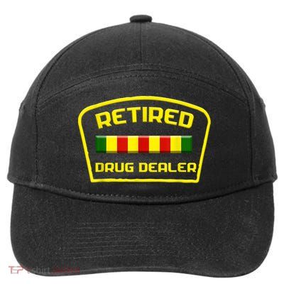 Retired Drug Dealer Funny Recovery  7-Panel Snapback Hat