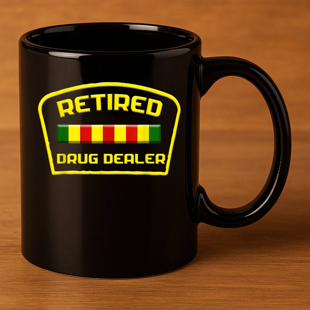 Retired Drug Dealer Funny Recovery  11oz C Handle Ceramic Mug