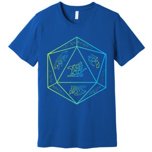 RPG Dragon Dice Polyhedral  RPG  Premium T-Shirt