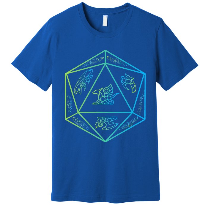 RPG Dragon Dice Polyhedral  RPG  Premium T-Shirt