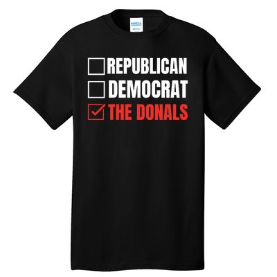 Republican Democrat Donald Trump Tall T-Shirt