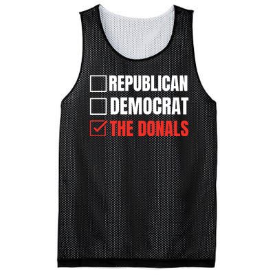 Republican Democrat Donald Trump Mesh Reversible Basketball Jersey Tank