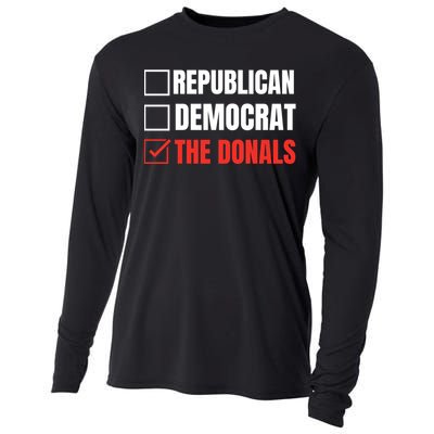 Republican Democrat Donald Trump Cooling Performance Long Sleeve Crew