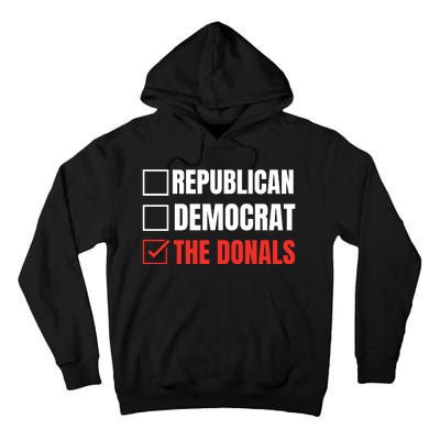 Republican Democrat Donald Trump Tall Hoodie