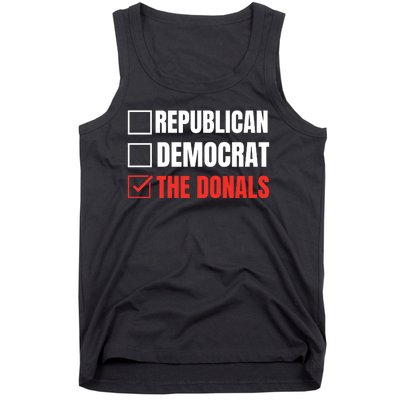 Republican Democrat Donald Trump Tank Top