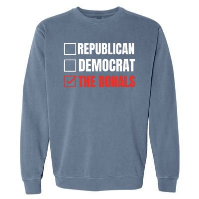 Republican Democrat Donald Trump Garment-Dyed Sweatshirt