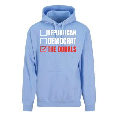 Republican Democrat Donald Trump Unisex Surf Hoodie