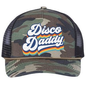 Retro Disco Daddy 60s 70s Party Costume Dad Retro Rope Trucker Hat Cap