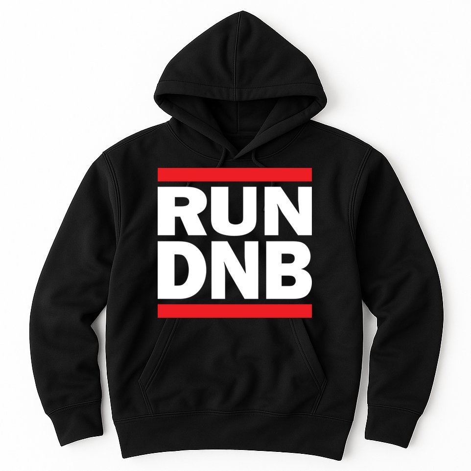 RUN DnB Drum And Bass Hoodie