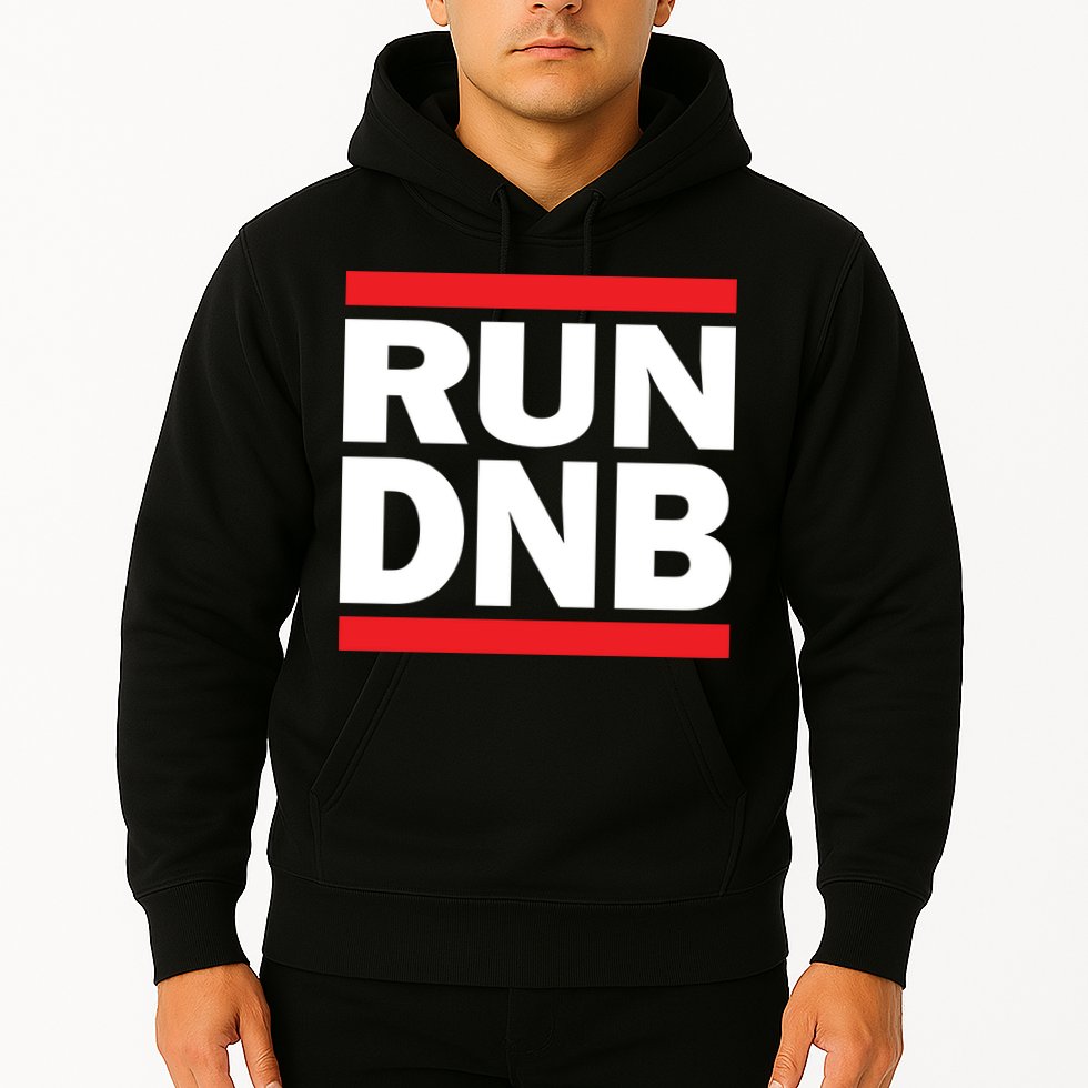 RUN DnB Drum And Bass Hoodie