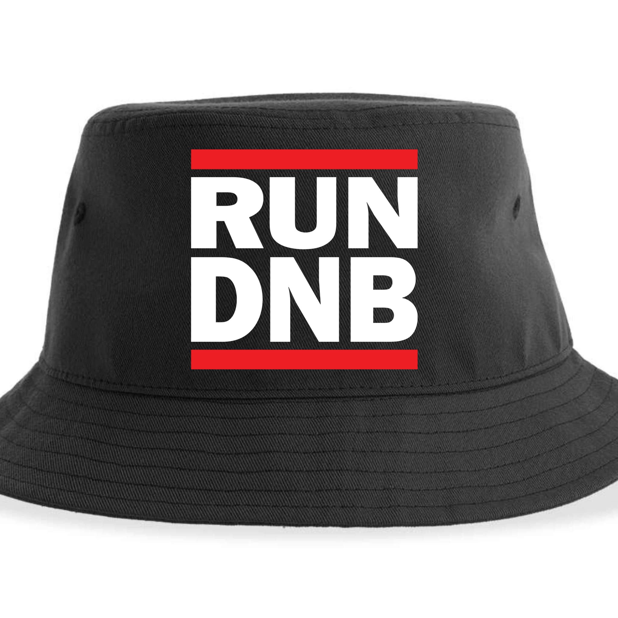 RUN DnB Drum And Bass Sustainable Bucket Hat