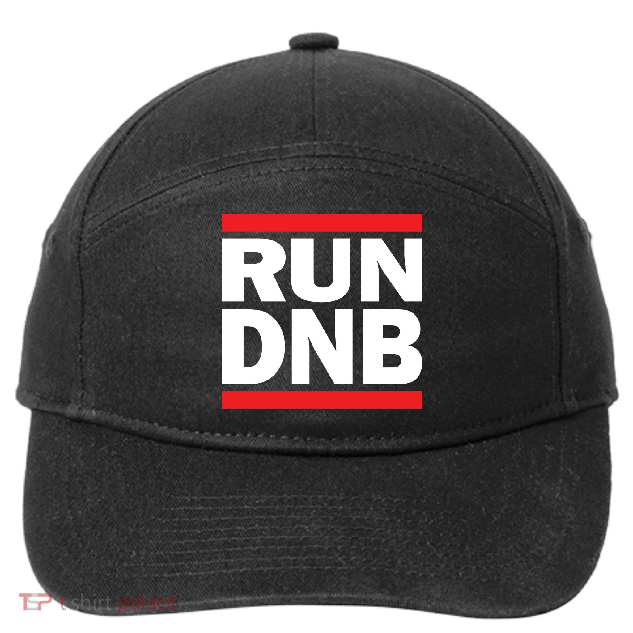 RUN DnB Drum And Bass 7-Panel Snapback Hat