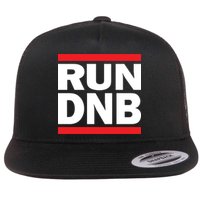 RUN DnB Drum And Bass Flat Bill Trucker Hat