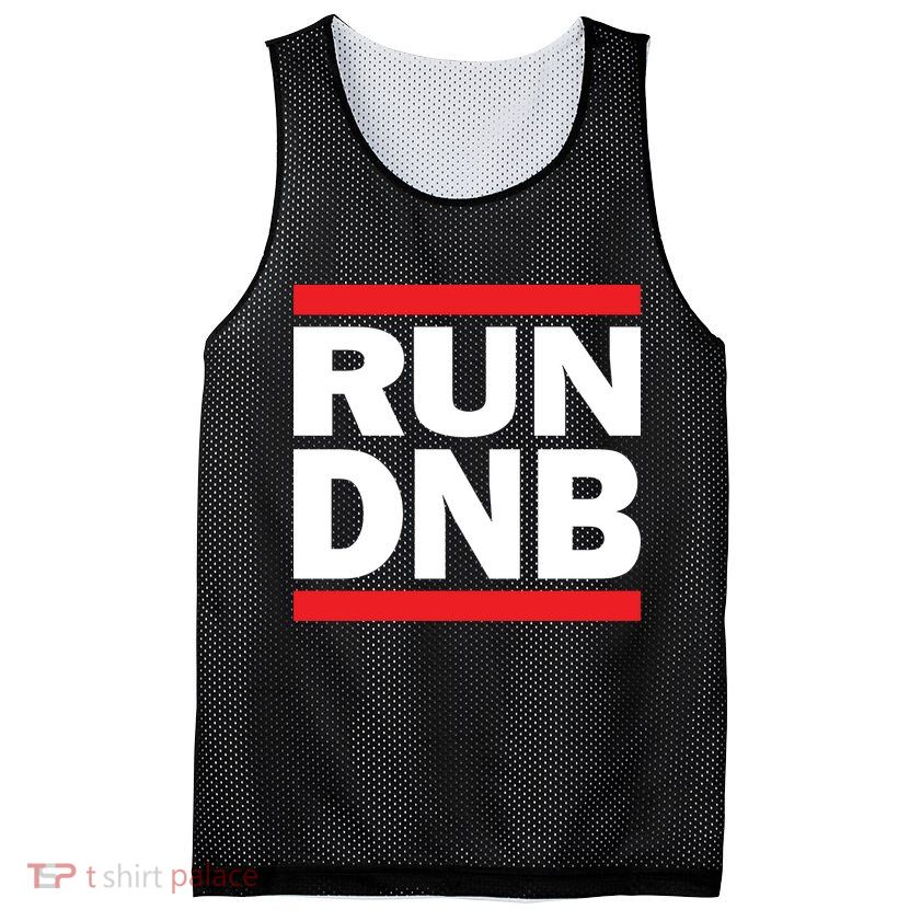 RUN DnB Drum And Bass Mesh Reversible Basketball Jersey Tank