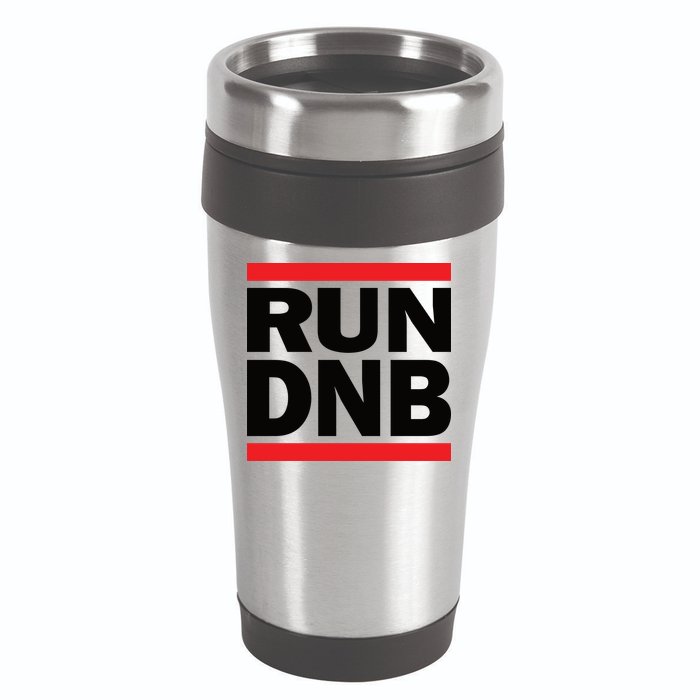 RUN DnB Drum And Bass 16oz Travel Tumbler