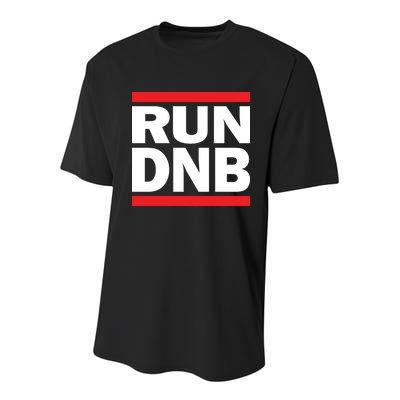 RUN DnB Drum And Bass Youth Performance Sprint T-Shirt