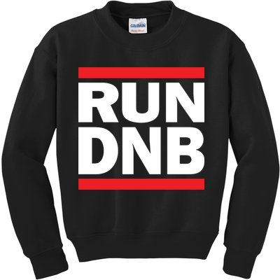 RUN DnB Drum And Bass Kids Sweatshirt