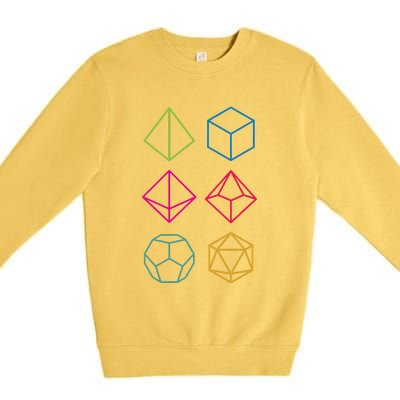 Roll Dungeons & Dragons Line Art Series Premium Crewneck Sweatshirt