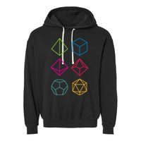 Roll Dungeons & Dragons Line Art Series Garment-Dyed Fleece Hoodie