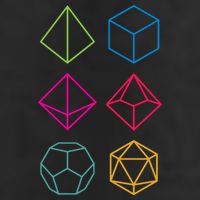 Roll Dungeons & Dragons Line Art Series Garment-Dyed Fleece Hoodie