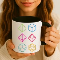 Roll Dungeons & Dragons Line Art Series Mug
