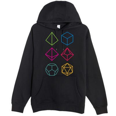 Roll Dungeons & Dragons Line Art Series Premium Pullover Hoodie