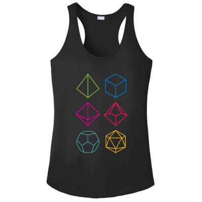 Roll Dungeons & Dragons Line Art Series Ladies PosiCharge Competitor Racerback Tank