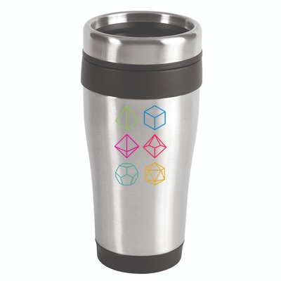 Roll Dungeons & Dragons Line Art Series 16oz Travel Tumbler